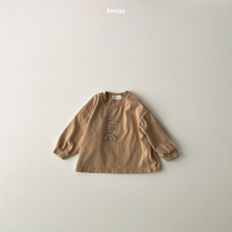 Amigo - Korean Baby Fashion - #babyboutiqueclothing - Peach Puppy Tee - 7