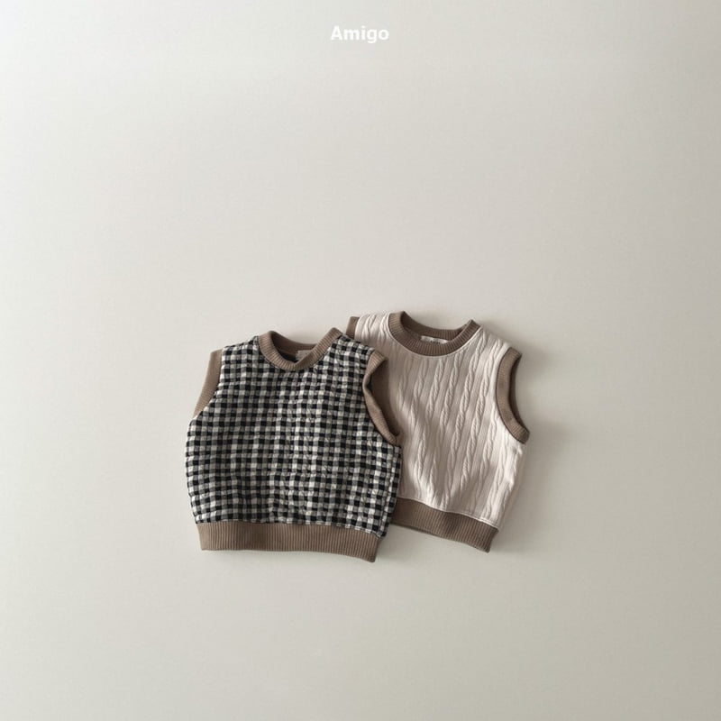 Amigo - Korean Baby Fashion - #babyboutiqueclothing - Unique Vest - 6