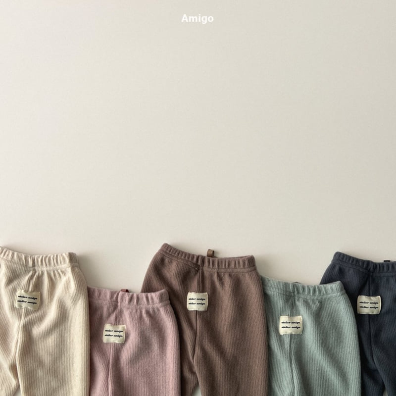 Amigo - Korean Baby Fashion - #babyboutiqueclothing - Linda Ribbed Leggings - 3
