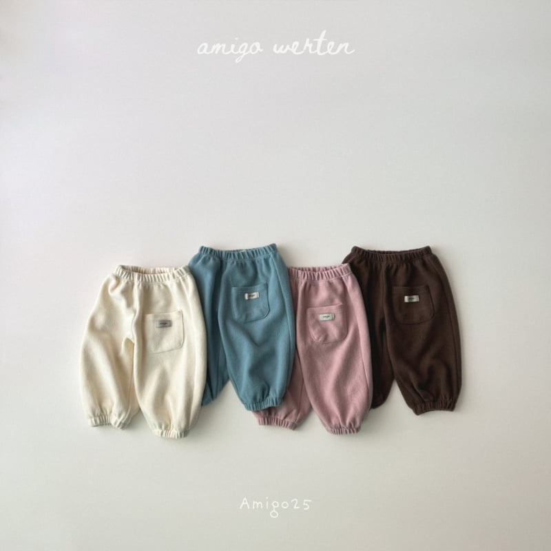Amigo - Korean Baby Fashion - #babyboutiqueclothing - Tail Pocket Jogger Pants