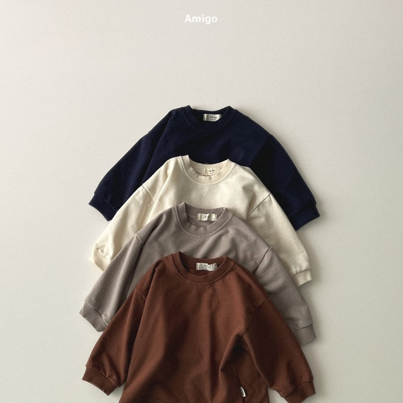 Amigo - Korean Baby Fashion - #babyclothing - Basic Cotton Tee - 9