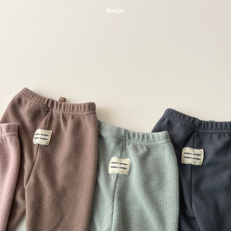 Amigo - Korean Baby Fashion - #babyboutiqueclothing - Linda Ribbed Leggings - 4