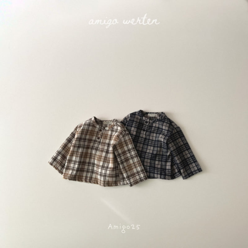 Amigo - Korean Baby Fashion - #babyfashion - Classic Check Shirt