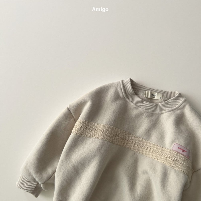 Amigo - Korean Baby Fashion - #babyfashion - Crochet Sweatshirt - 5