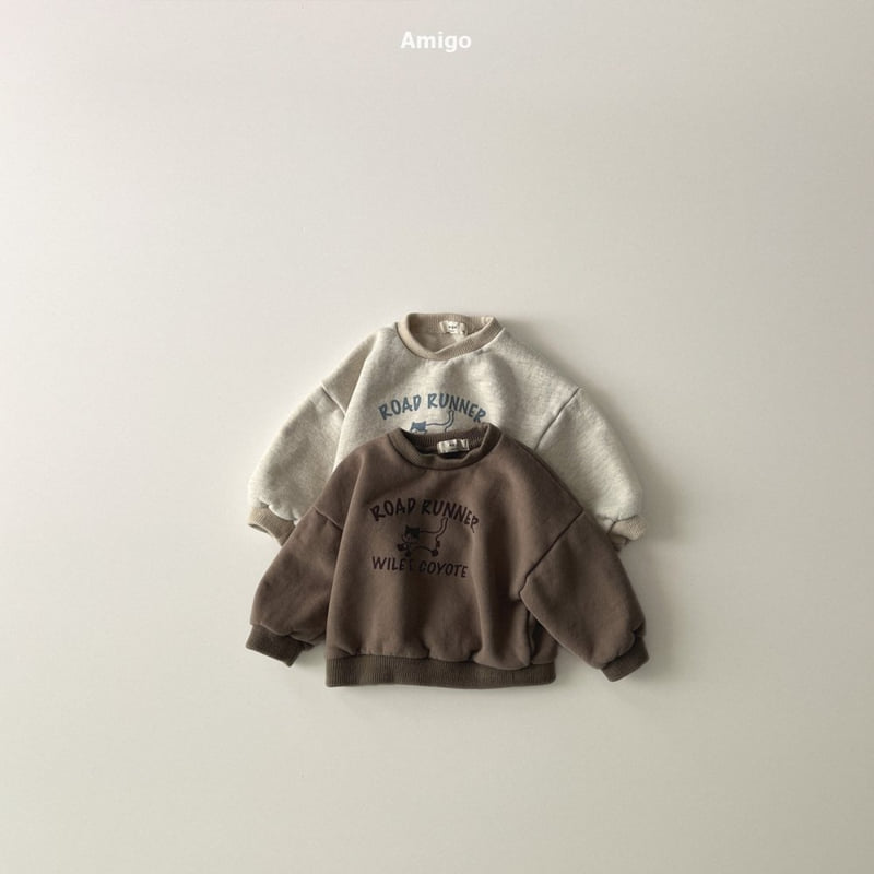 Amigo - Korean Baby Fashion - #babyfashion - Cat Sweatshirt - 2