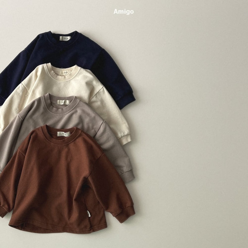 Amigo - Korean Baby Fashion - #babyfashion - Basic Cotton Tee - 10