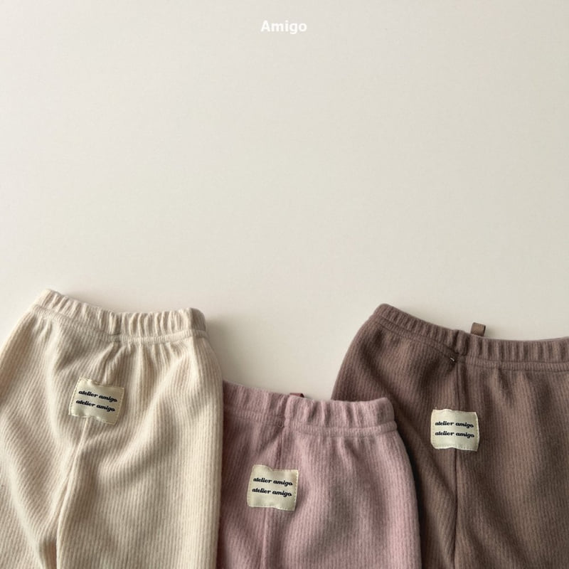 Amigo - Korean Baby Fashion - #babyfashion - Linda Ribbed Leggings - 5