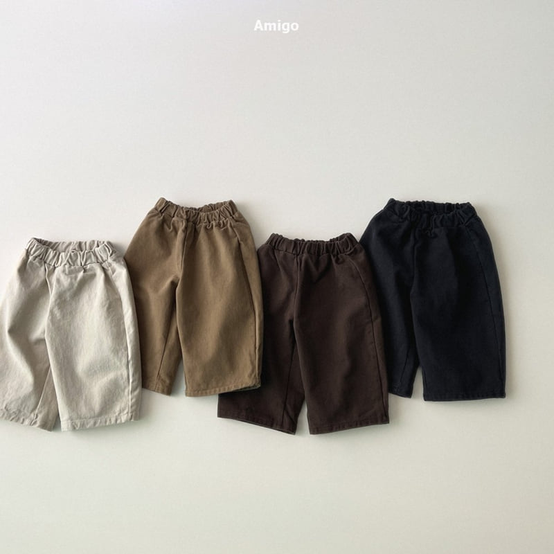 Amigo - Korean Baby Fashion - #babyfashion - Basic Cotton Pants - 2