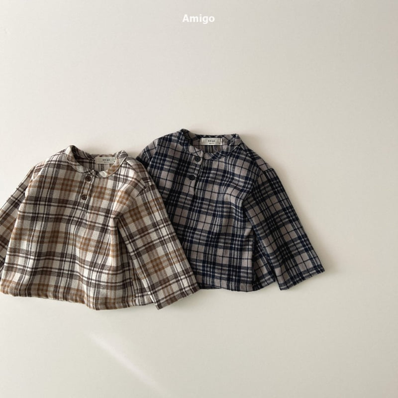 Amigo - Korean Baby Fashion - #babyfever - Classic Check Shirt - 2