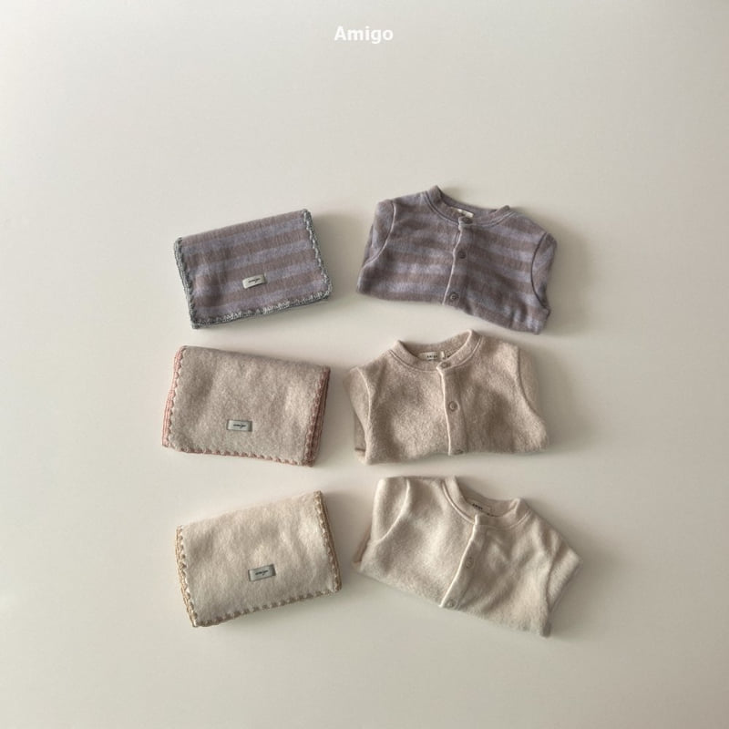 Amigo - Korean Baby Fashion - #babyfever - Soft Cardigan - 5