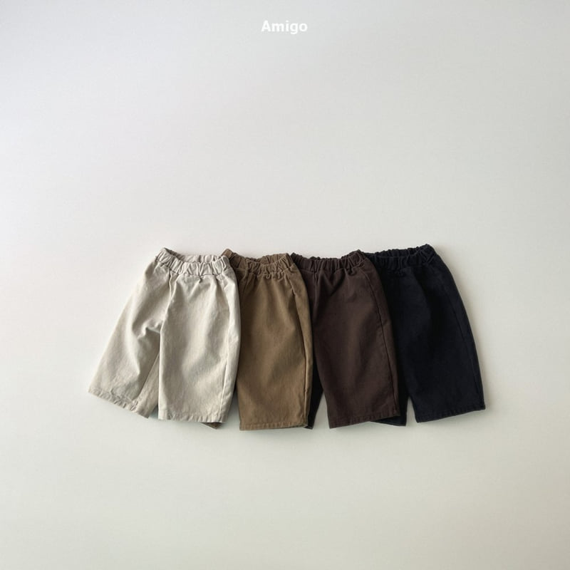 Amigo - Korean Baby Fashion - #babyfever - Basic Cotton Pants - 3