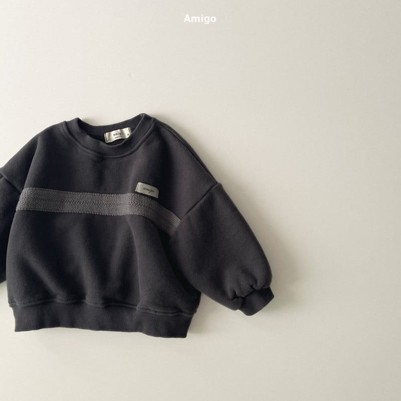 Amigo - Korean Baby Fashion - #babygirlfashion - Crochet Sweatshirt - 7