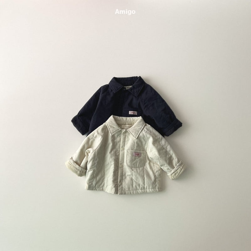 Amigo - Korean Baby Fashion - #babygirlfashion - Pure Stitch Shirt
