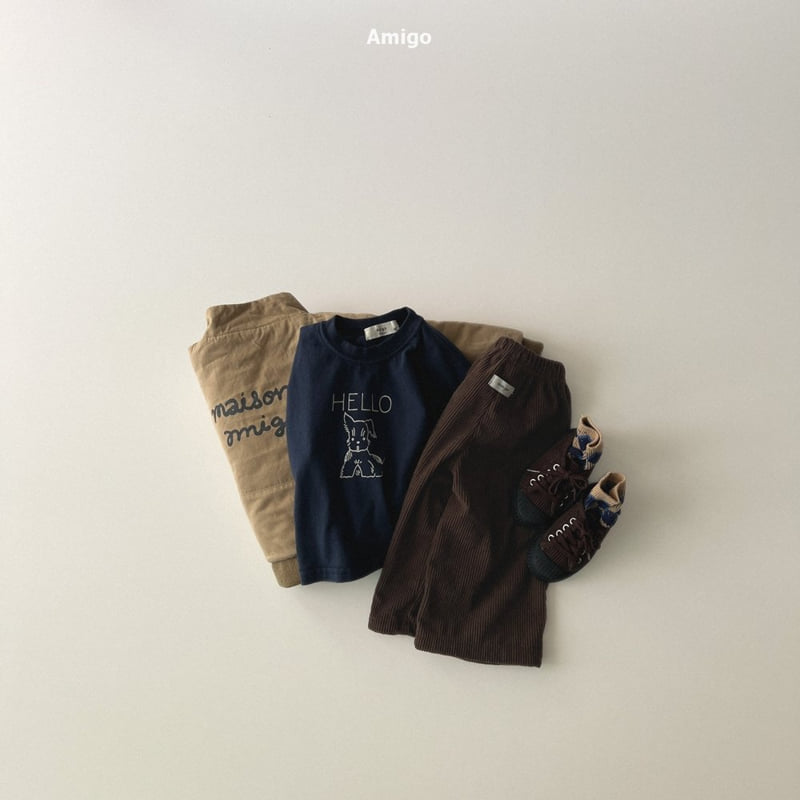 Amigo - Korean Baby Fashion - #babygirlfashion - Peach Puppy Tee - 11