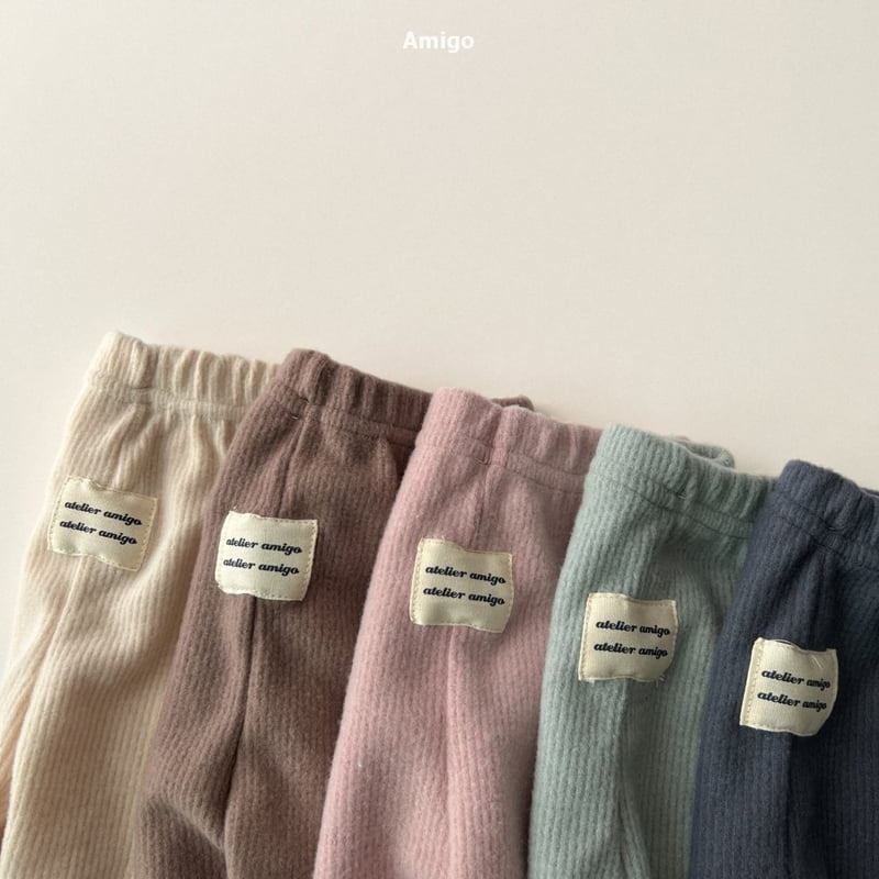Amigo - Korean Baby Fashion - #babygirlfashion - Linda Ribbed Leggings - 7