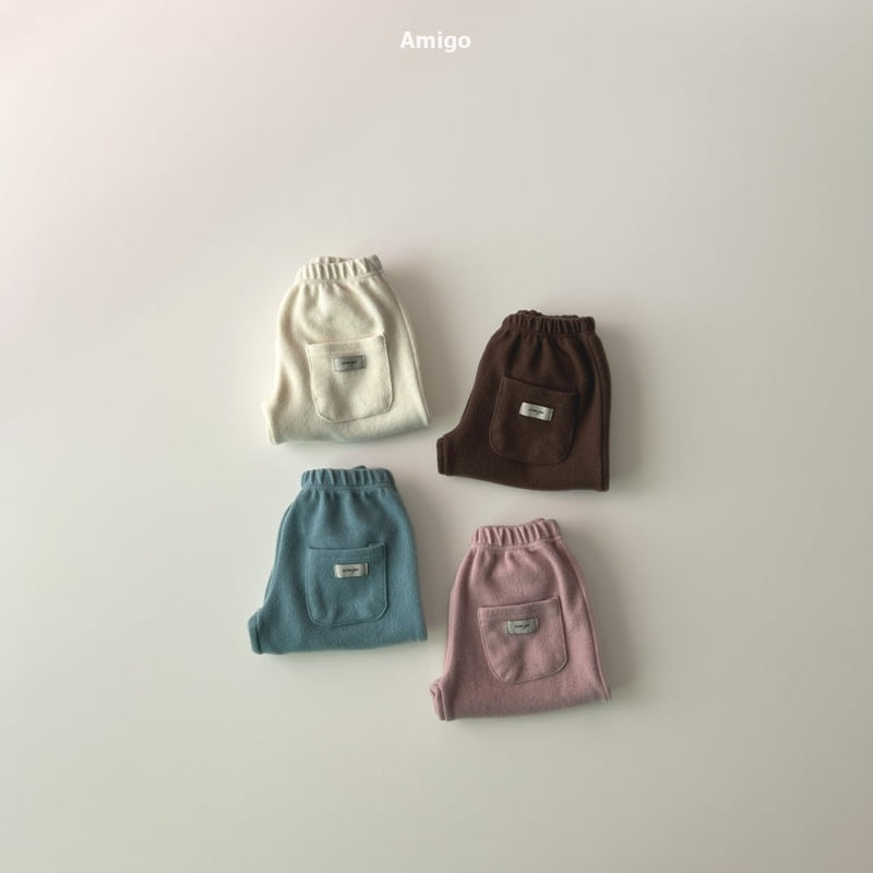 Amigo - Korean Baby Fashion - #babygirlfashion - Tail Pocket Jogger Pants - 5