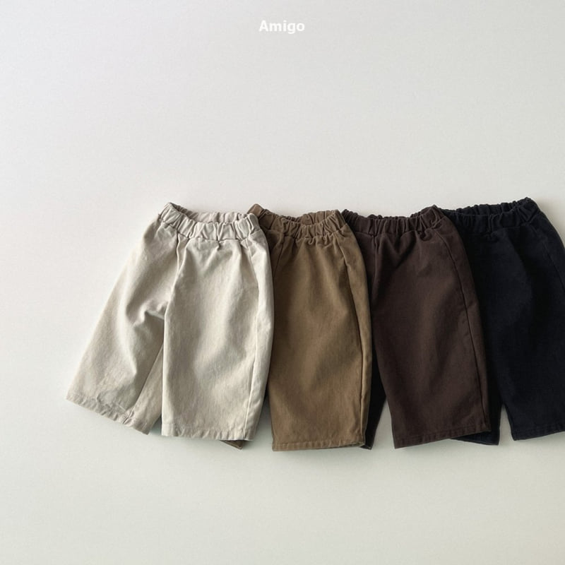 Amigo - Korean Baby Fashion - #babyfever - Basic Cotton Pants - 4