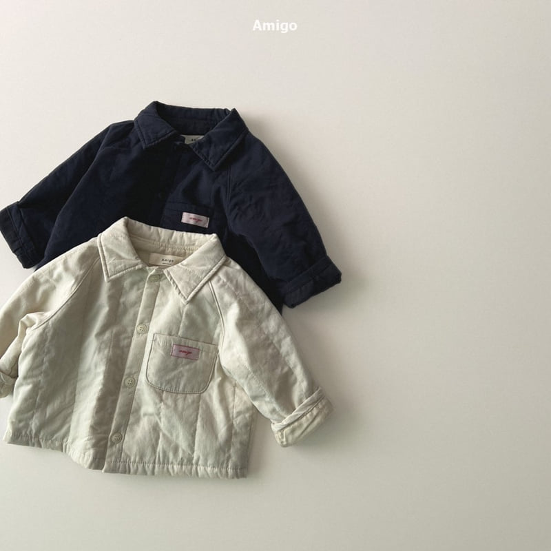 Amigo - Korean Baby Fashion - #babylifestyle - Pure Stitch Shirt - 2