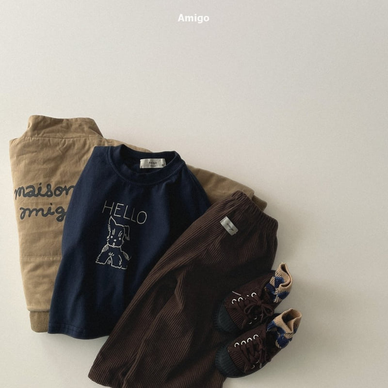 Amigo - Korean Baby Fashion - #babylifestyle - Peach Puppy Tee - 12