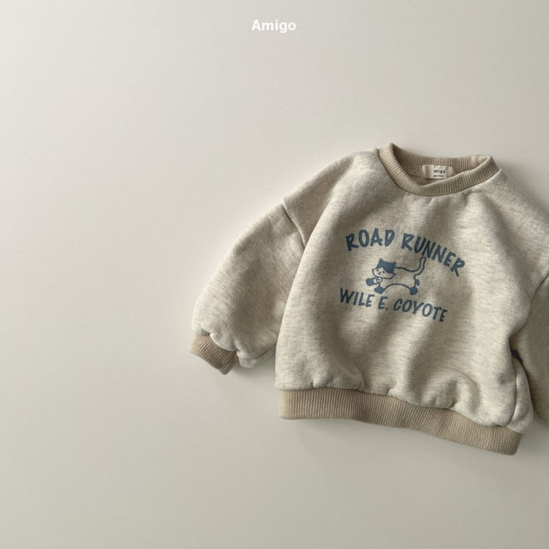 Amigo - Korean Baby Fashion - #babyoninstagram - Cat Sweatshirt - 6