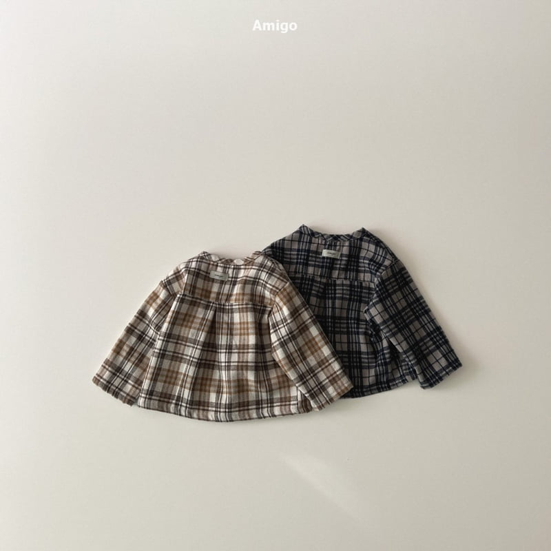 Amigo - Korean Baby Fashion - #babyootd - Classic Check Shirt - 6