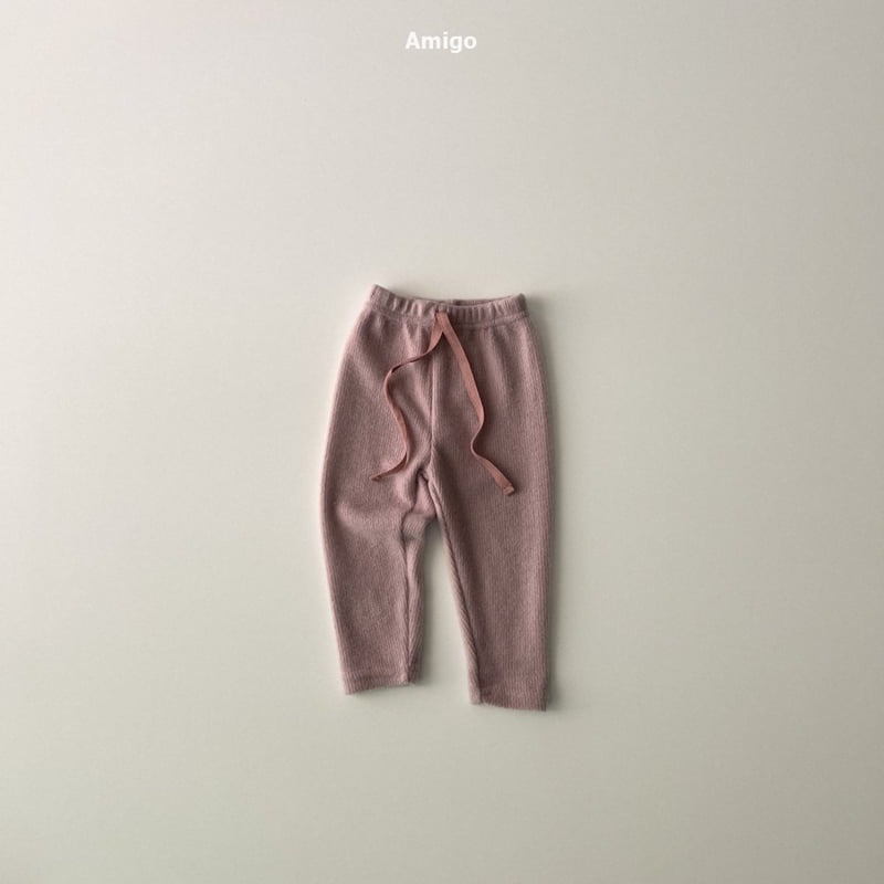 Amigo - Korean Baby Fashion - #babyootd - Linda Ribbed Leggings - 10