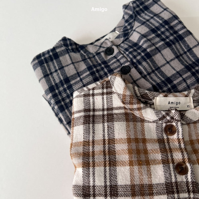 Amigo - Korean Baby Fashion - #babyoutfit - Classic Check Shirt - 8
