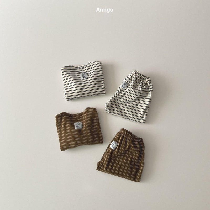 Amigo - Korean Baby Fashion - #babyoutfit - Hug Set - 2