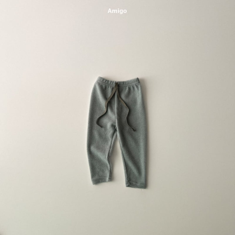 Amigo - Korean Baby Fashion - #babyoutfit - Linda Ribbed Leggings - 11