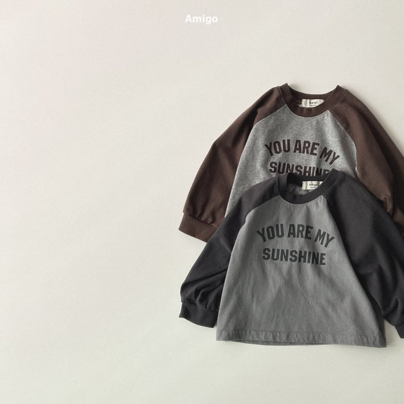 Amigo - Korean Baby Fashion - #babyoutfit - Steady Raglan Tee - 5