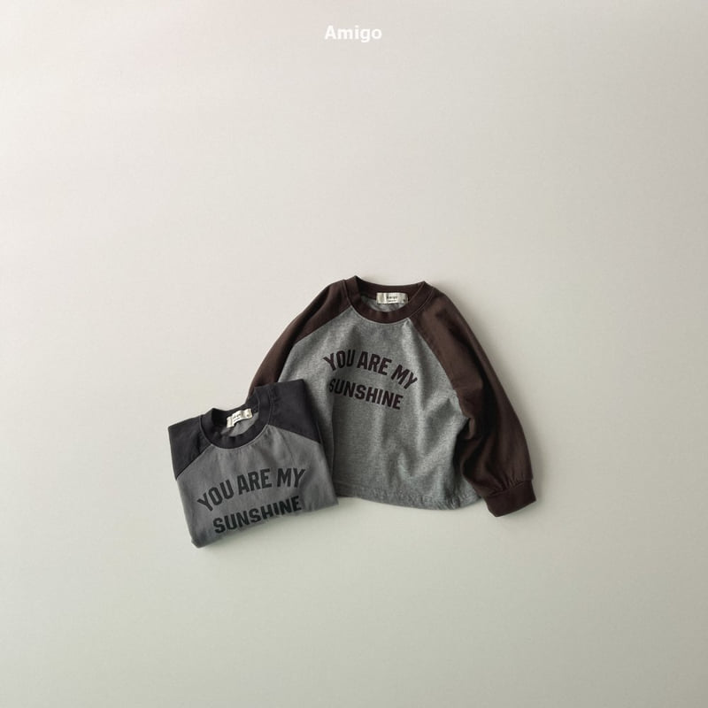 Amigo - Korean Baby Fashion - #babyoutfit - Steady Raglan Tee - 6