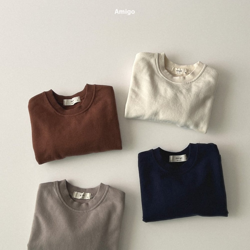 Amigo - Korean Baby Fashion - #babywear - Basic Cotton Tee - 3