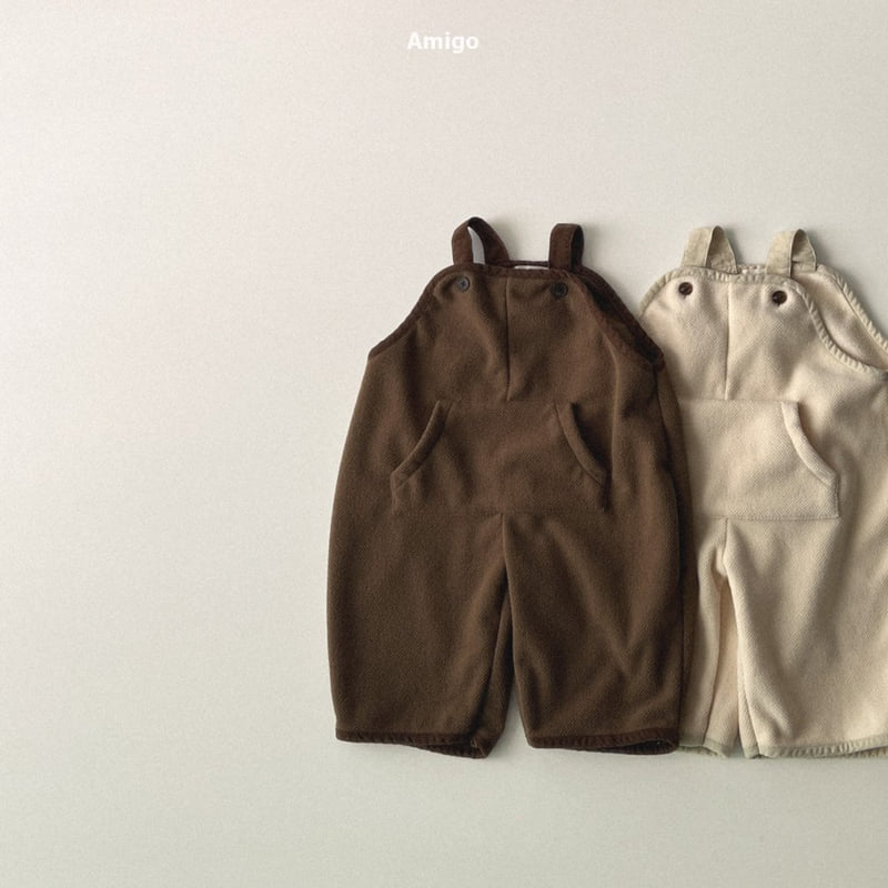 Amigo - Korean Baby Fashion - #onlinebabyboutique - Pie Overalls - 3