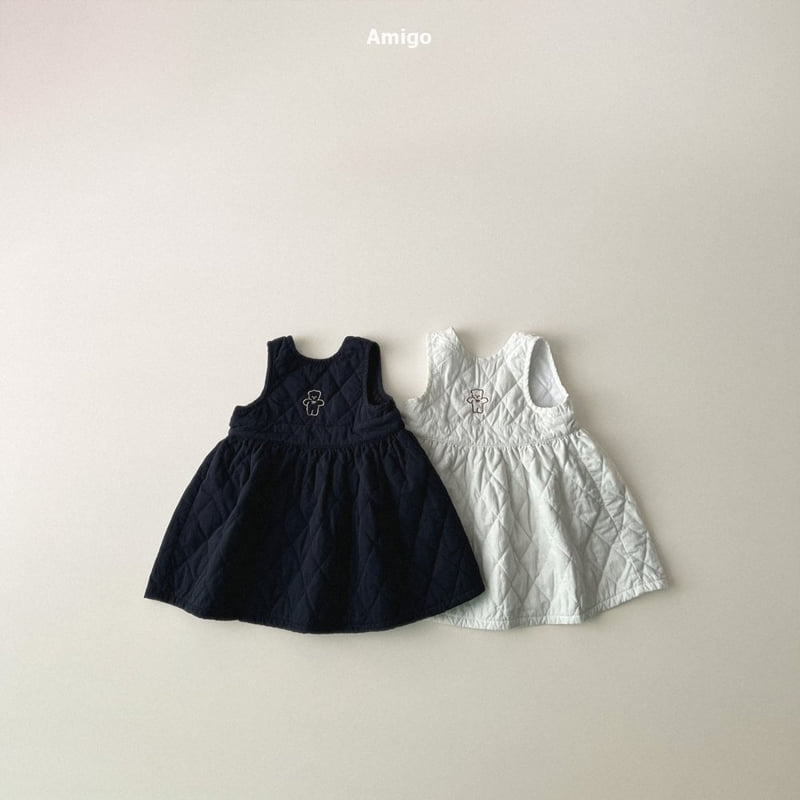 Amigo - Korean Baby Fashion - #onlinebabyboutique - Miel One-piece