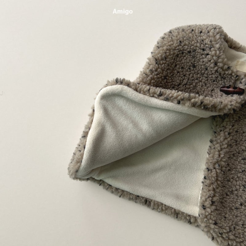 Amigo - Korean Baby Fashion - #onlinebabyboutique - Teddy Fleece Vest - 6