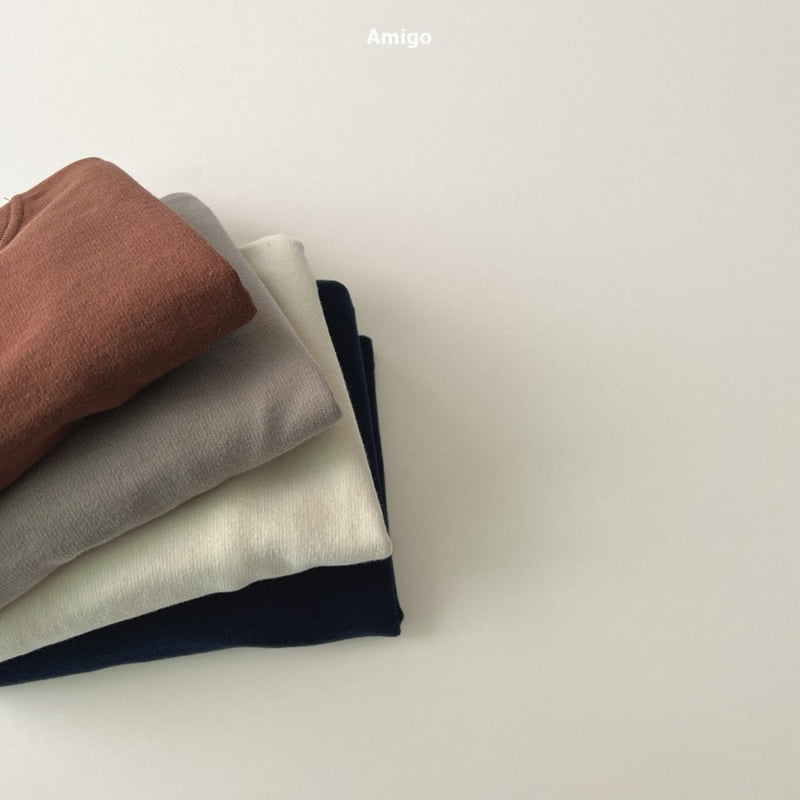 Amigo - Korean Baby Fashion - #babywear - Basic Cotton Tee - 4