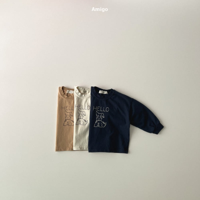 Amigo - Korean Baby Fashion - #onlinebabyboutique - Peach Puppy Tee - 3