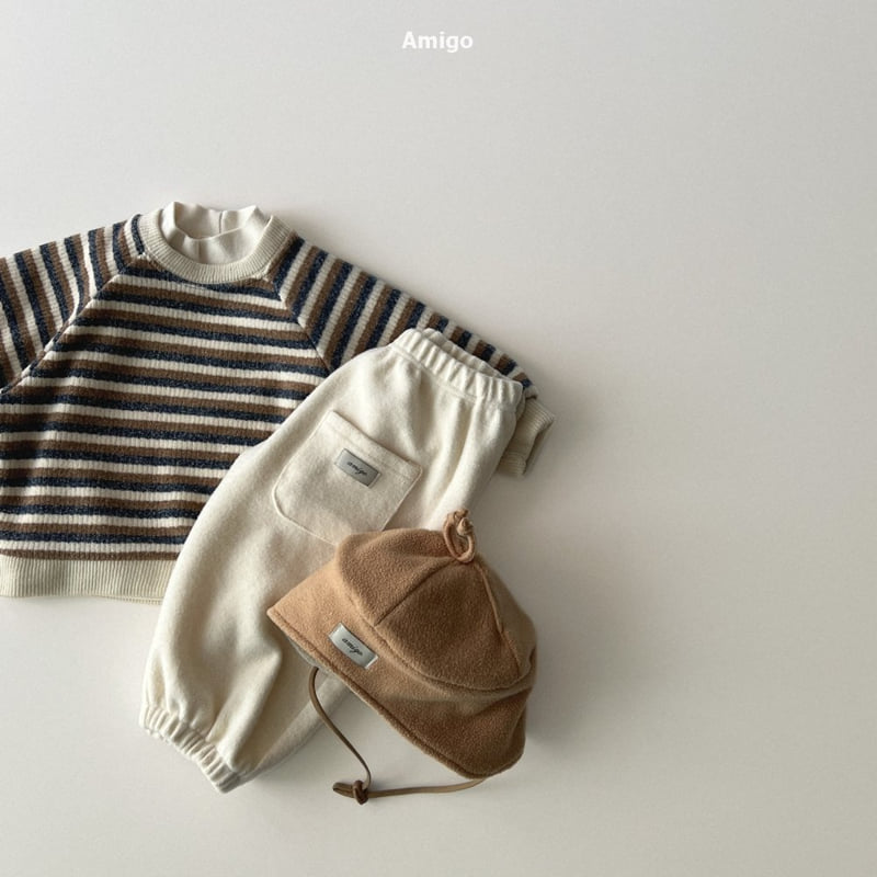 Amigo - Korean Baby Fashion - #onlinebabyboutique - Tail Pocket Jogger Pants - 12