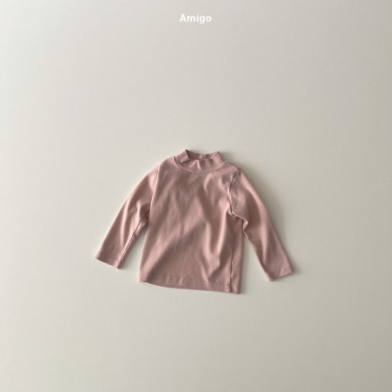 Amigo - Korean Baby Fashion - #onlinebabyshop - Pretzel Half Turtleneck Tee - 8