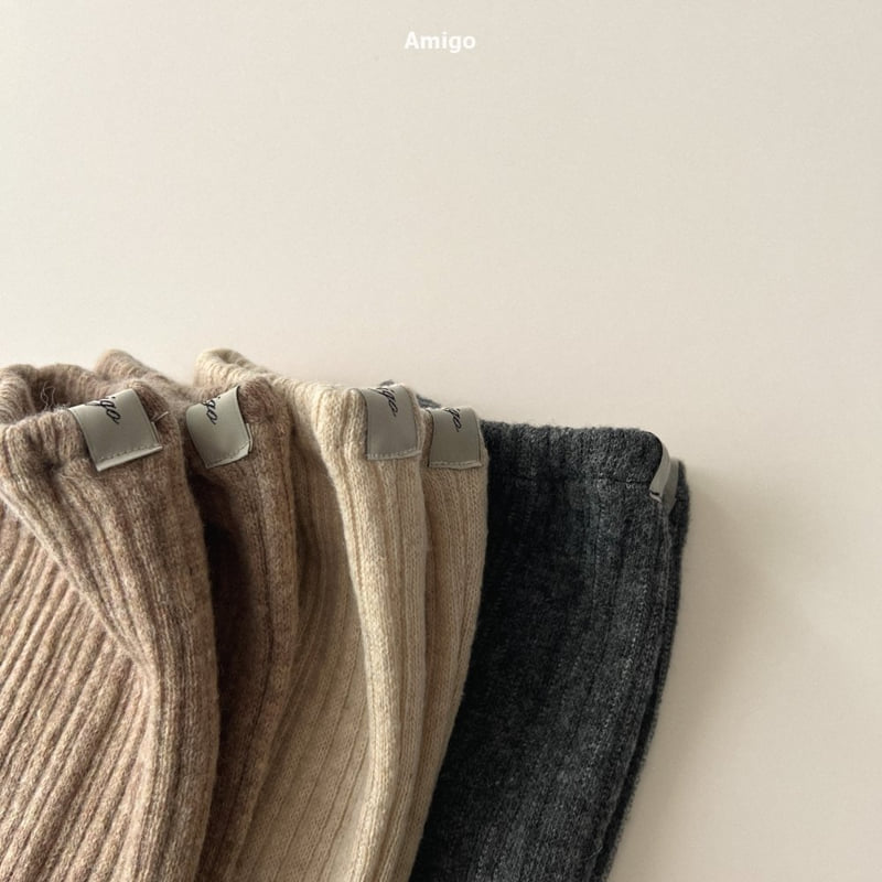 Amigo - Korean Baby Fashion - #onlinebabyshop - Knit Warm Leg Warmers - 5