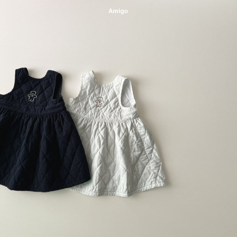 Amigo - Korean Baby Fashion - #onlinebabyshop - Miel One-piece - 2