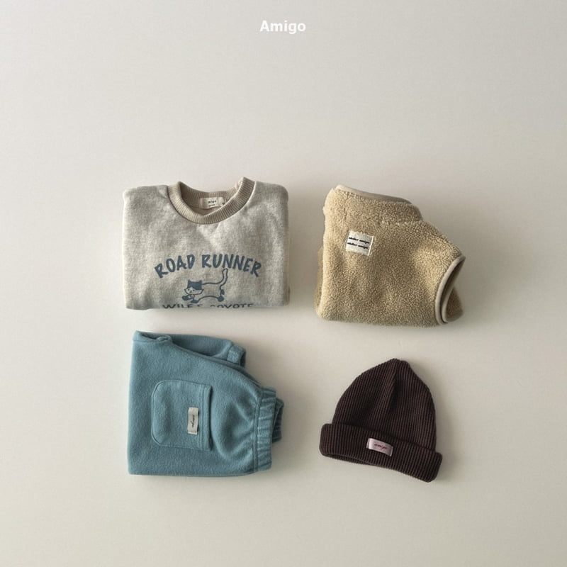 Amigo - Korean Baby Fashion - #onlinebabyshop - Cat Sweatshirt - 12