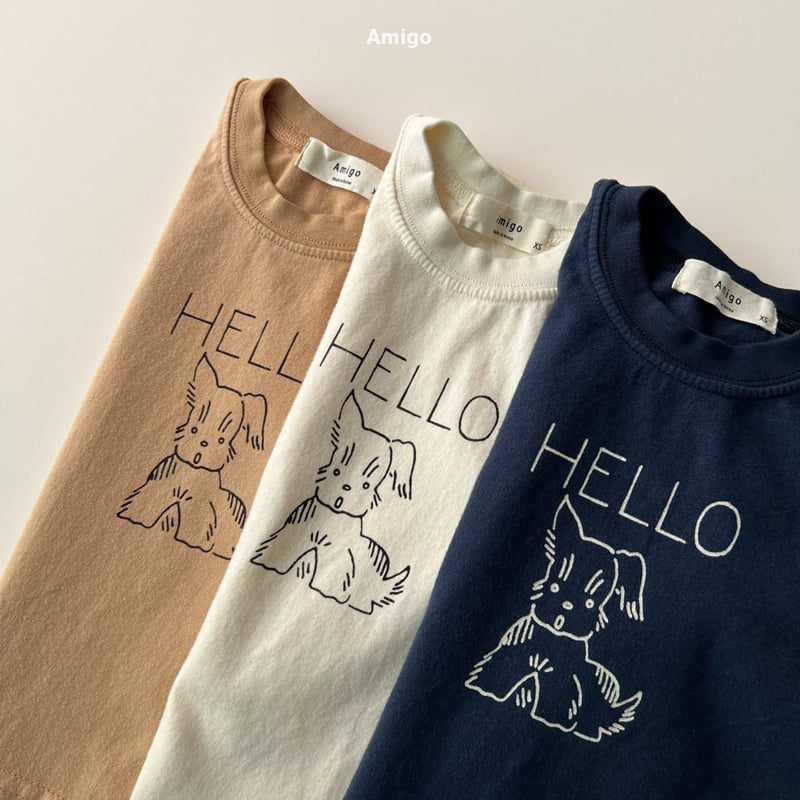 Amigo - Korean Baby Fashion - #onlinebabyboutique - Peach Puppy Tee - 4