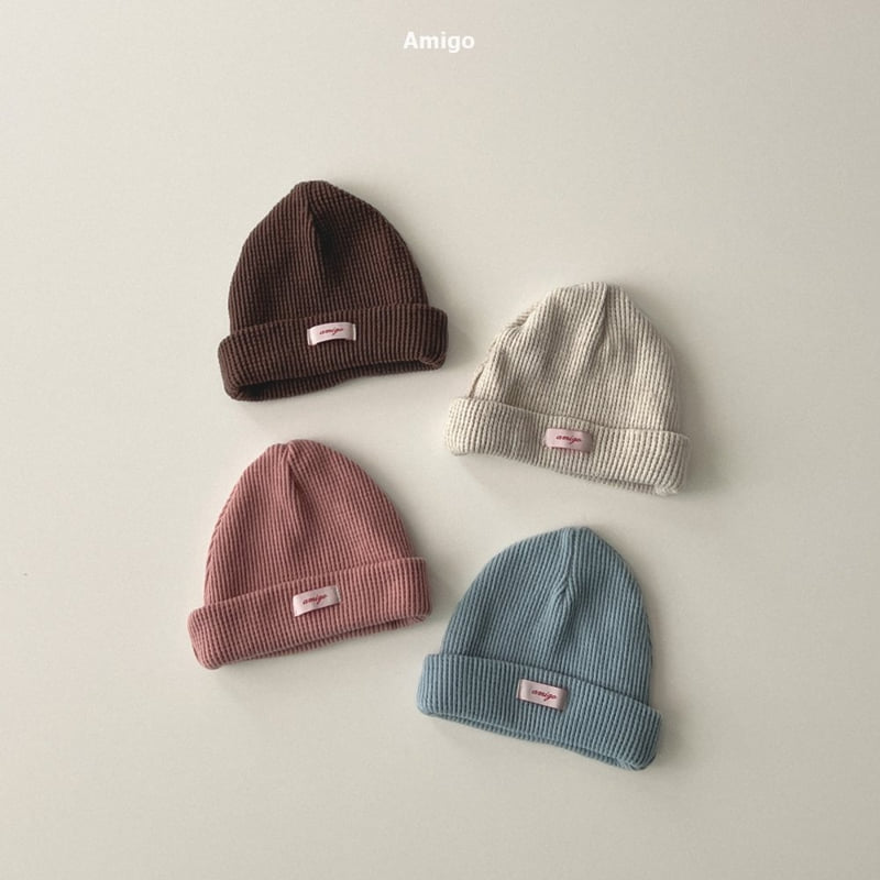 Amigo - Korean Baby Fashion - #onlinebabyshop - Brushed Waffle Beanie - 2