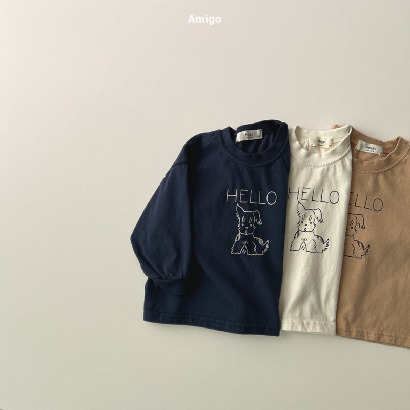 Amigo - Korean Baby Fashion - #smilingbaby - Peach Puppy Tee - 5