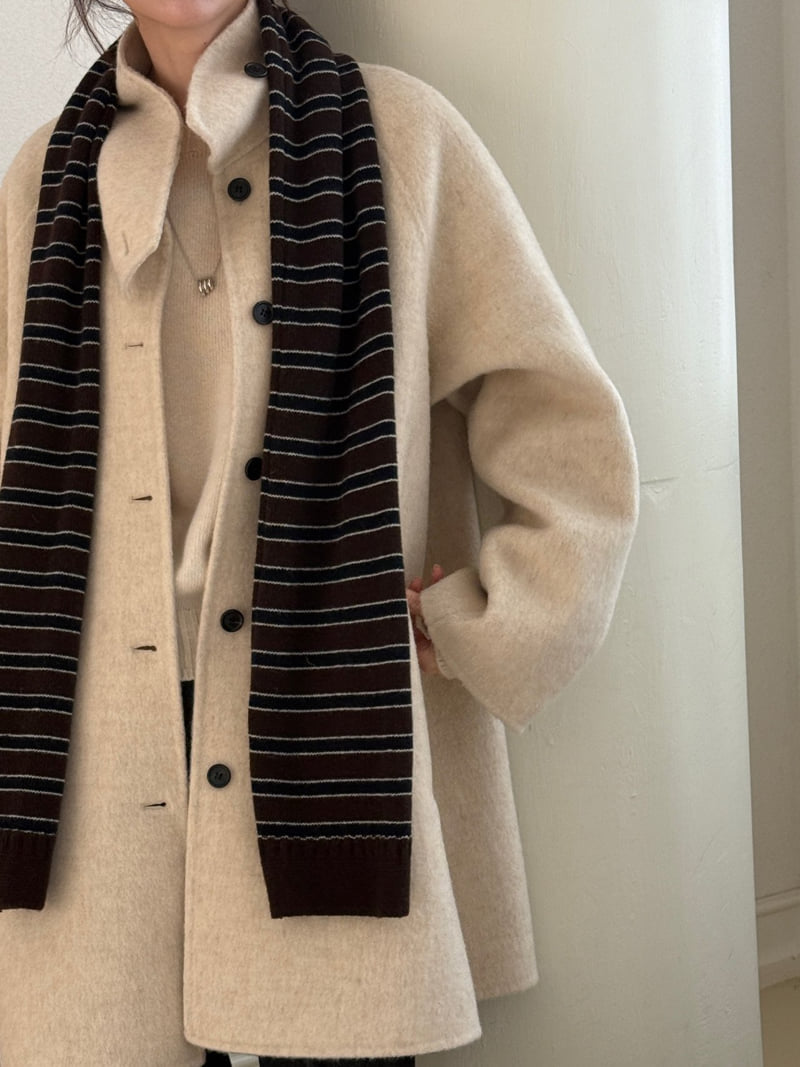 Amygrace - Korean Women Fashion - #momslook - Here Wool Muffler - 9