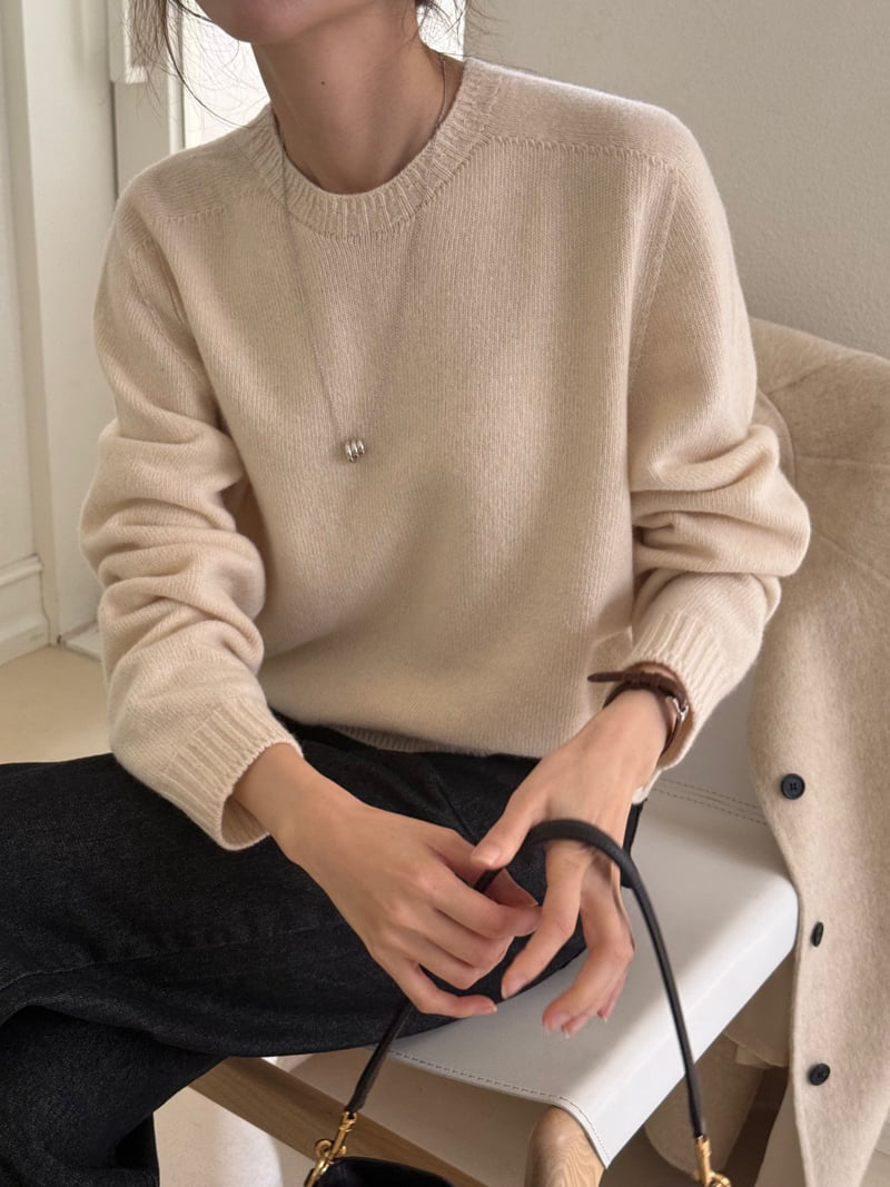 Amygrace - Korean Women Fashion - #momslook - Zenta Wholegarment Knit - 2