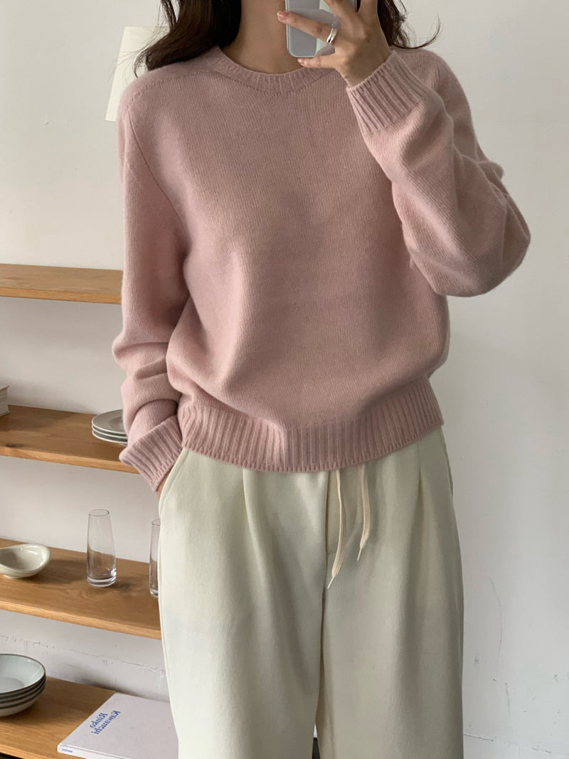 Amygrace - Korean Women Fashion - #womensfashion - Zenta Wholegarment Knit - 4
