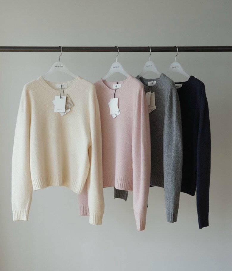 Amygrace - Korean Women Fashion - #momslook - Zenta Wholegarment Knit - 8