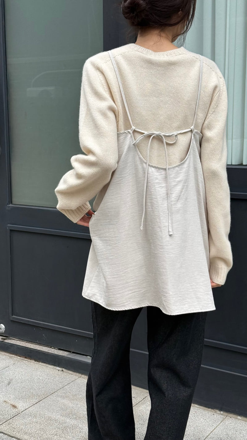 Amygrace - Korean Women Fashion - #momslook - Bustier Blouse - 3